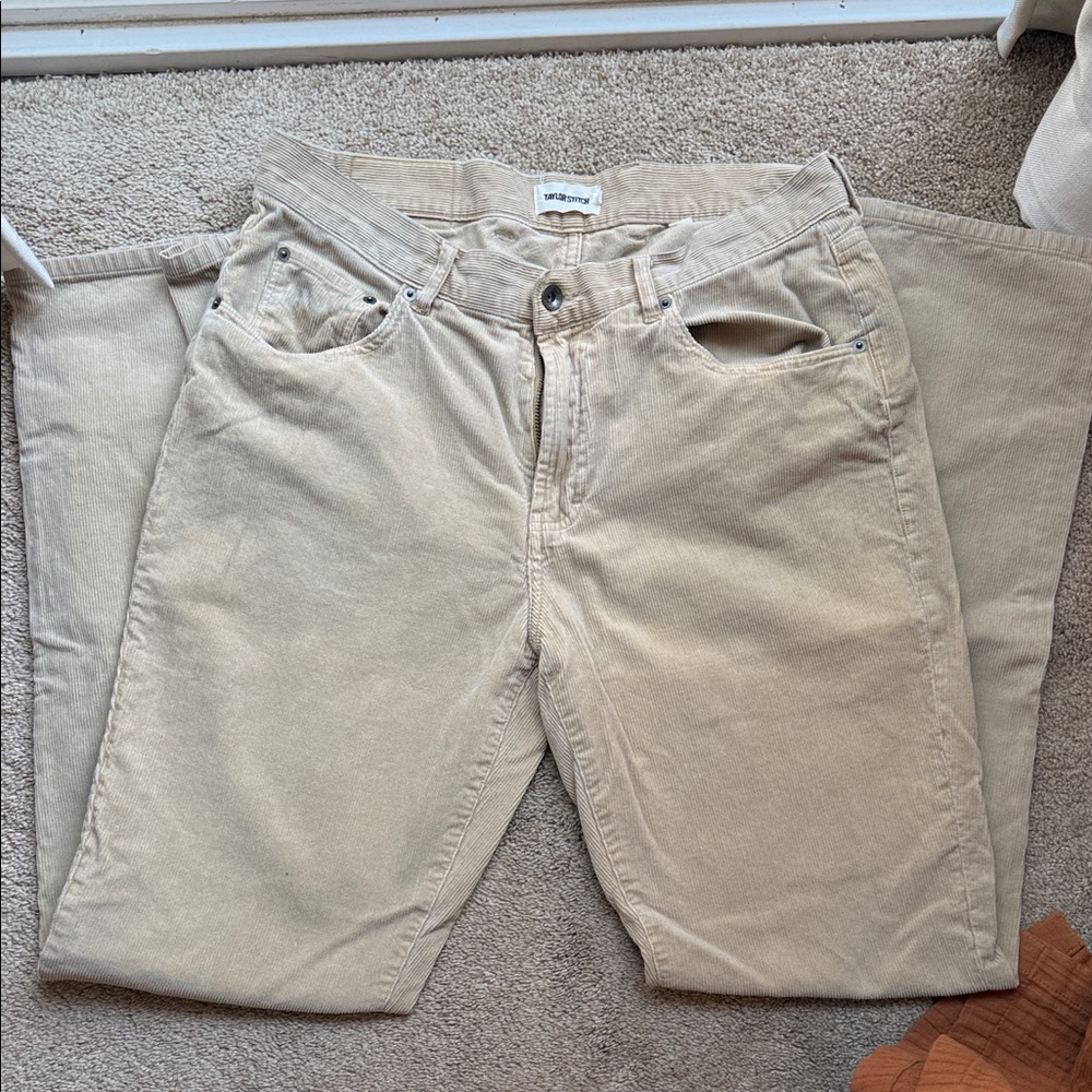 Taylor Stitch Men's Corduroy Pants - Tan